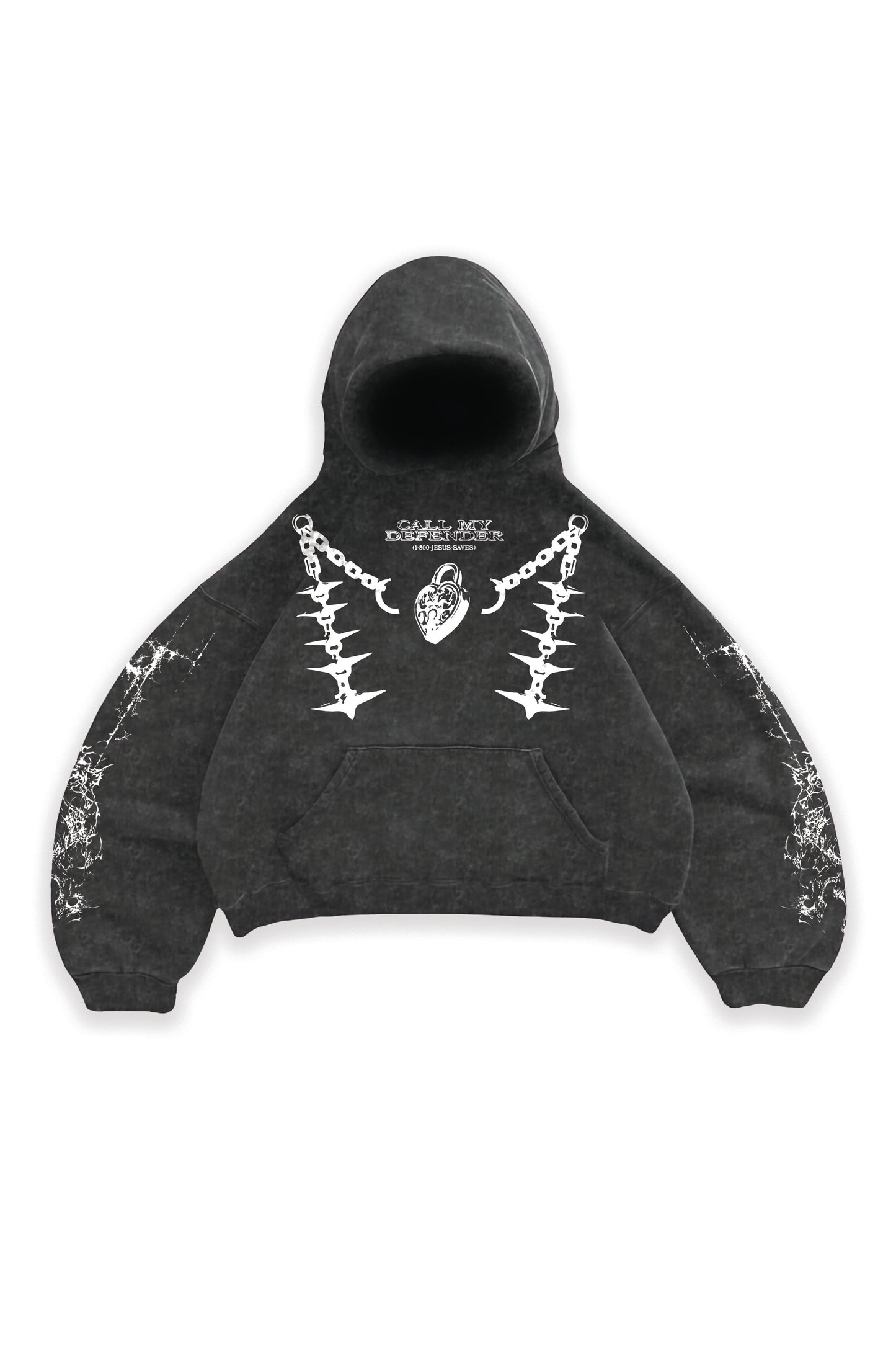 The Fire Vintage Oversized Hoodie