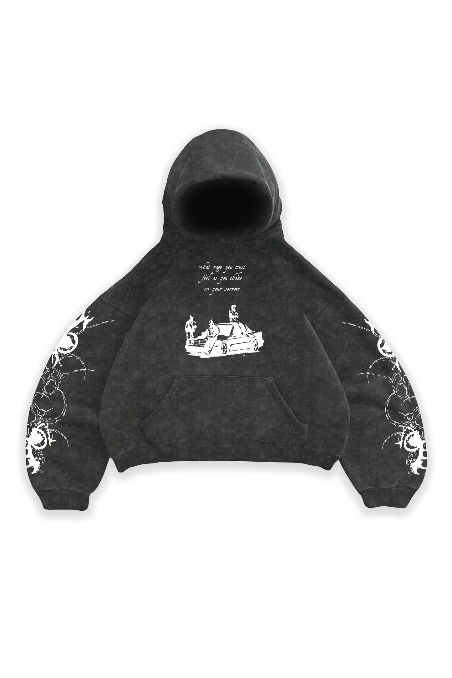 Ambitious Vintage Oversized Hoodie