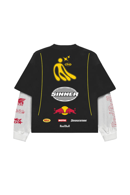 Red Bull B&W LS Oversized Tee