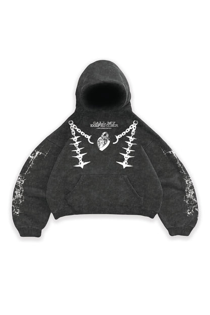 The Fire Vintage Oversized Hoodie